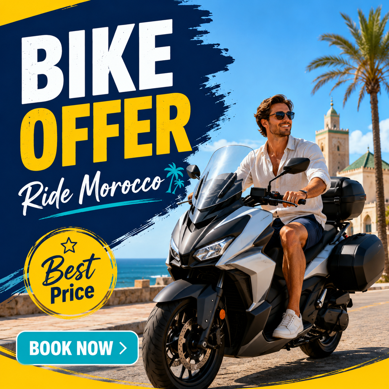 Rent a motorbike in Morocco